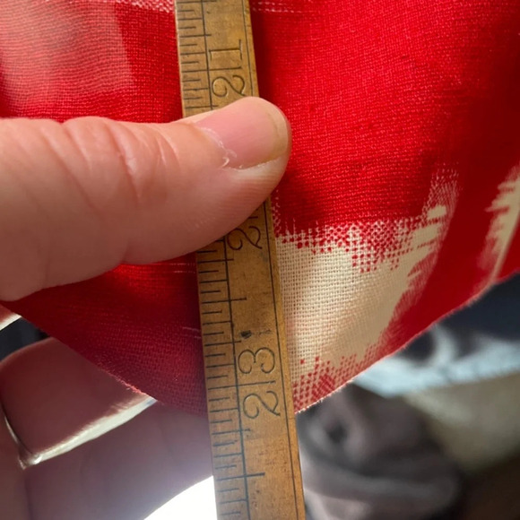 Corey Lynn Calter Anthropologie Red & Ivory Jacquard Pencil Skirt, 4 - Picture 11 of 12